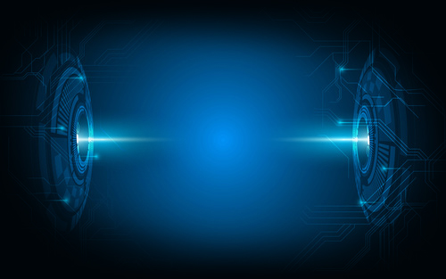 abstract future technology vision design innovation concept back