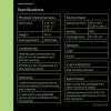 A Flysense smart vape detector specifications chart
